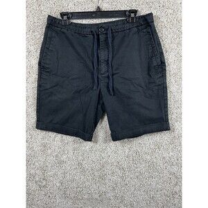 ZARA Men’s Black Elastic Waist Drawstring Shorts Size L  Casual